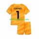 Camisola Inter de Milão Sommer 1 Guarda-redes Criança Equipamento Primeiro 2023-2024 Manga Curta